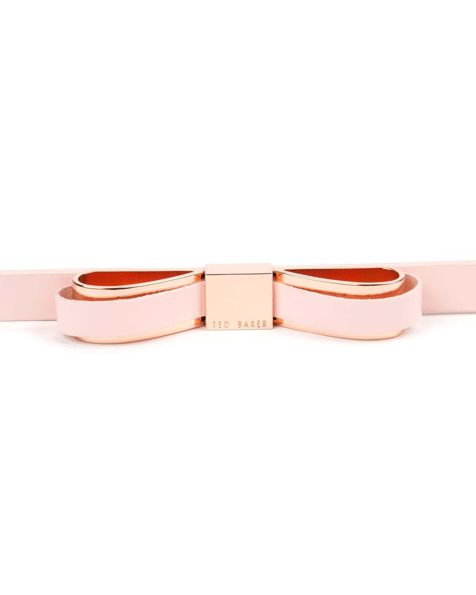 Ted Baker Skinny Bow Belt in Pink | Lyst UK