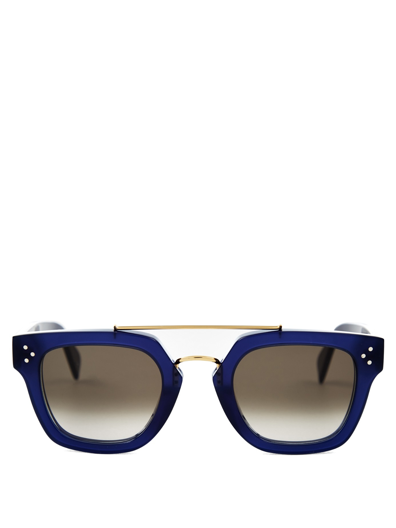 Celine Aviator Acetate Sunglasses in Blue | Lyst