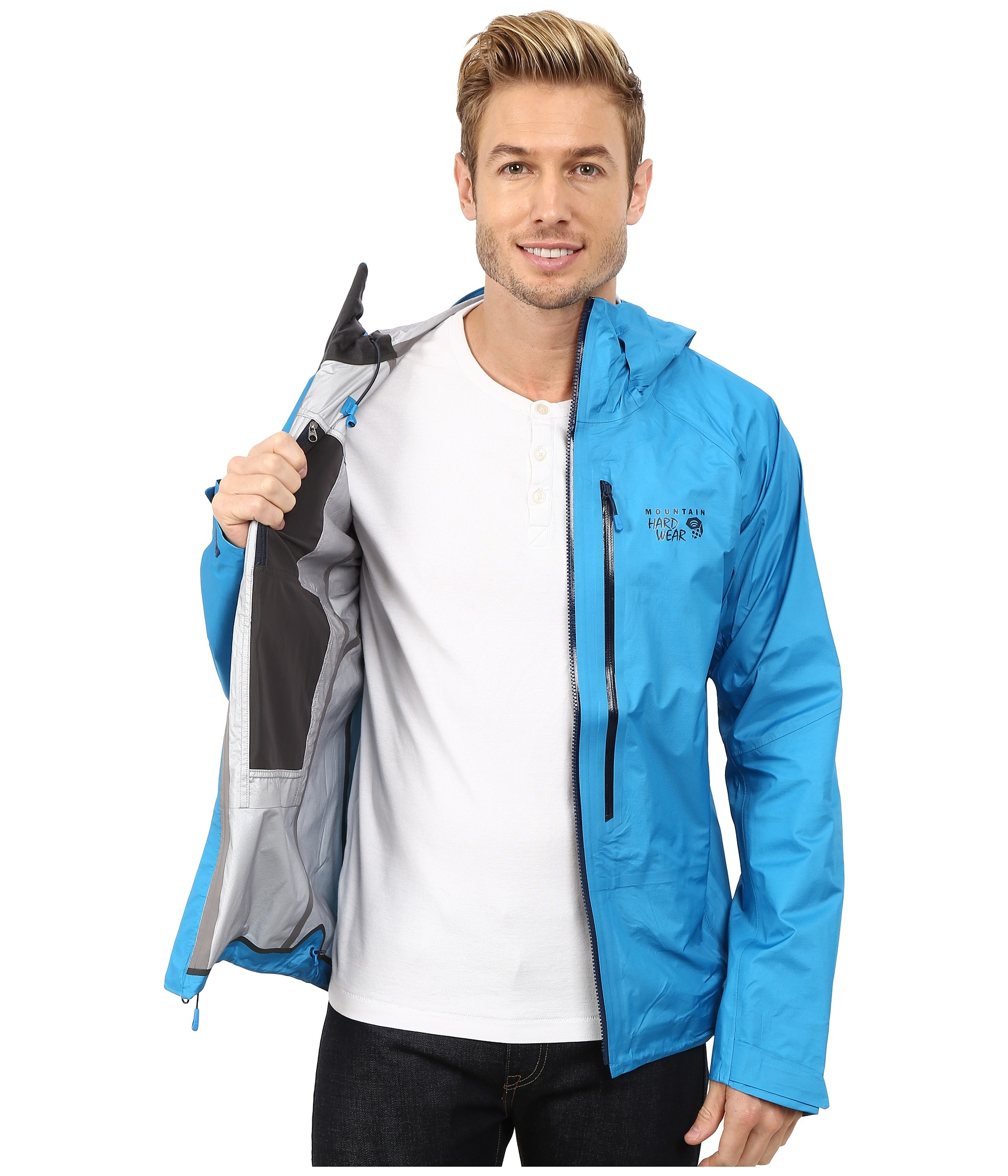 Mountain Hardwear Quasar Ii Jacket In Blue For Men Lyst
