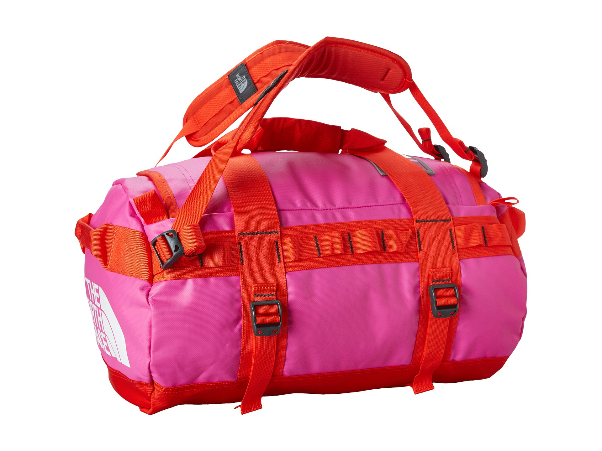 north face base camp duffel small pink