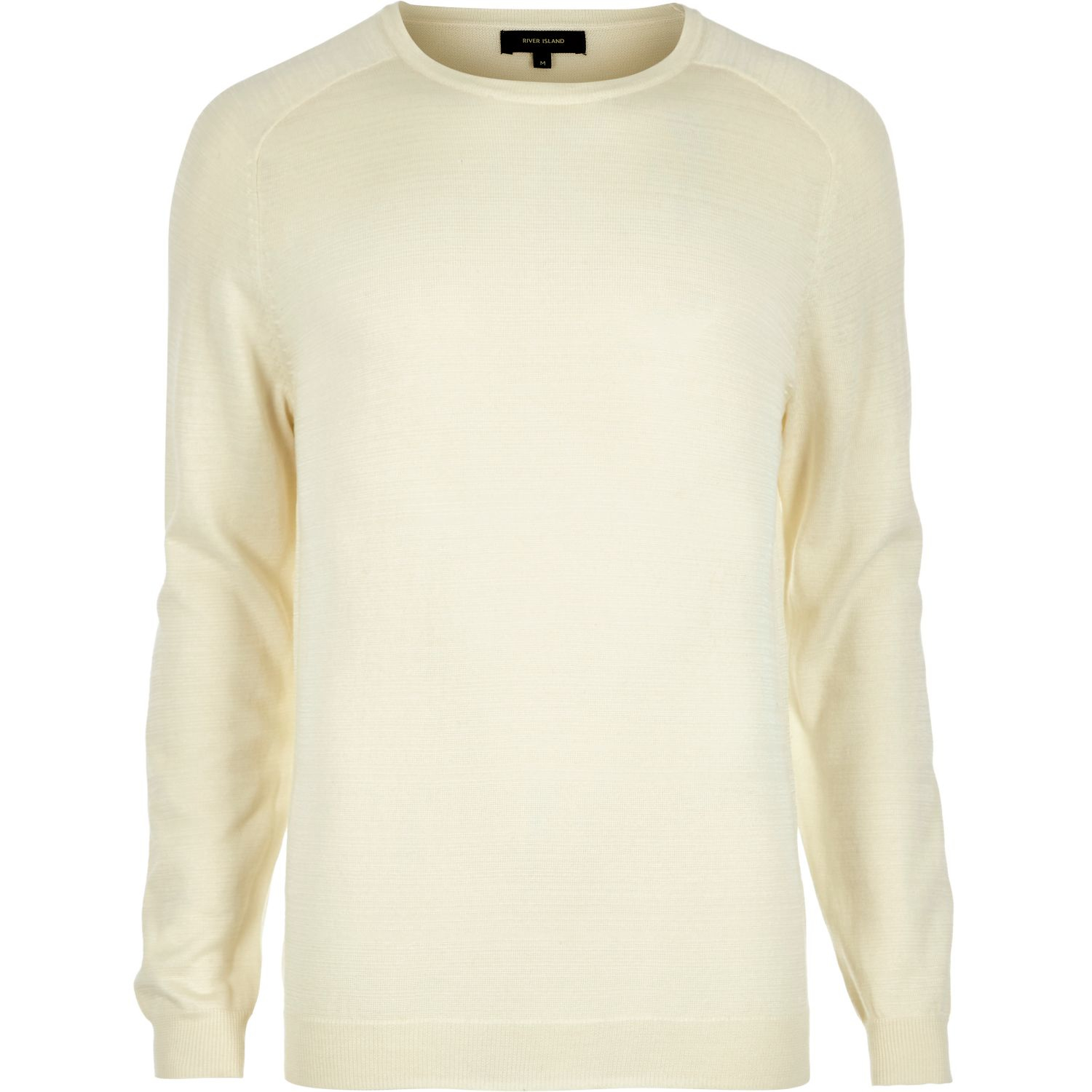 cream crew neck sweater
