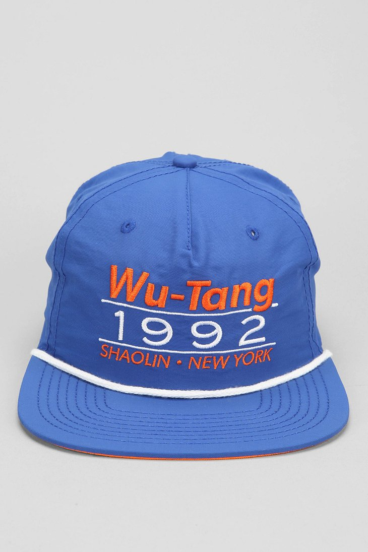 Urban Outfitters Wu-tang 1992 Snapback Hat in Blue for Men | Lyst
