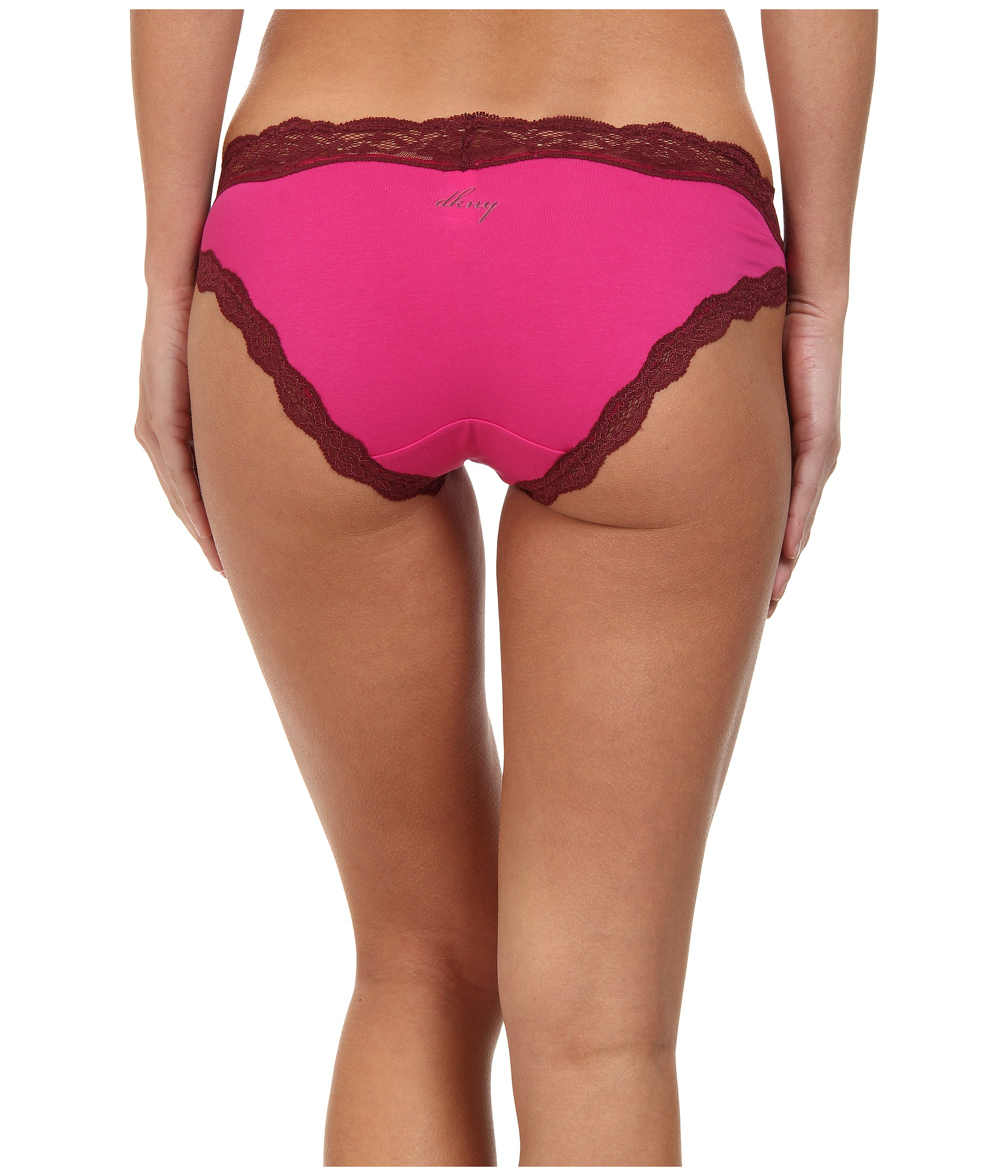 Dkny Downtown Cotton Bikini in Pink (Romance/Shiraz) Lyst