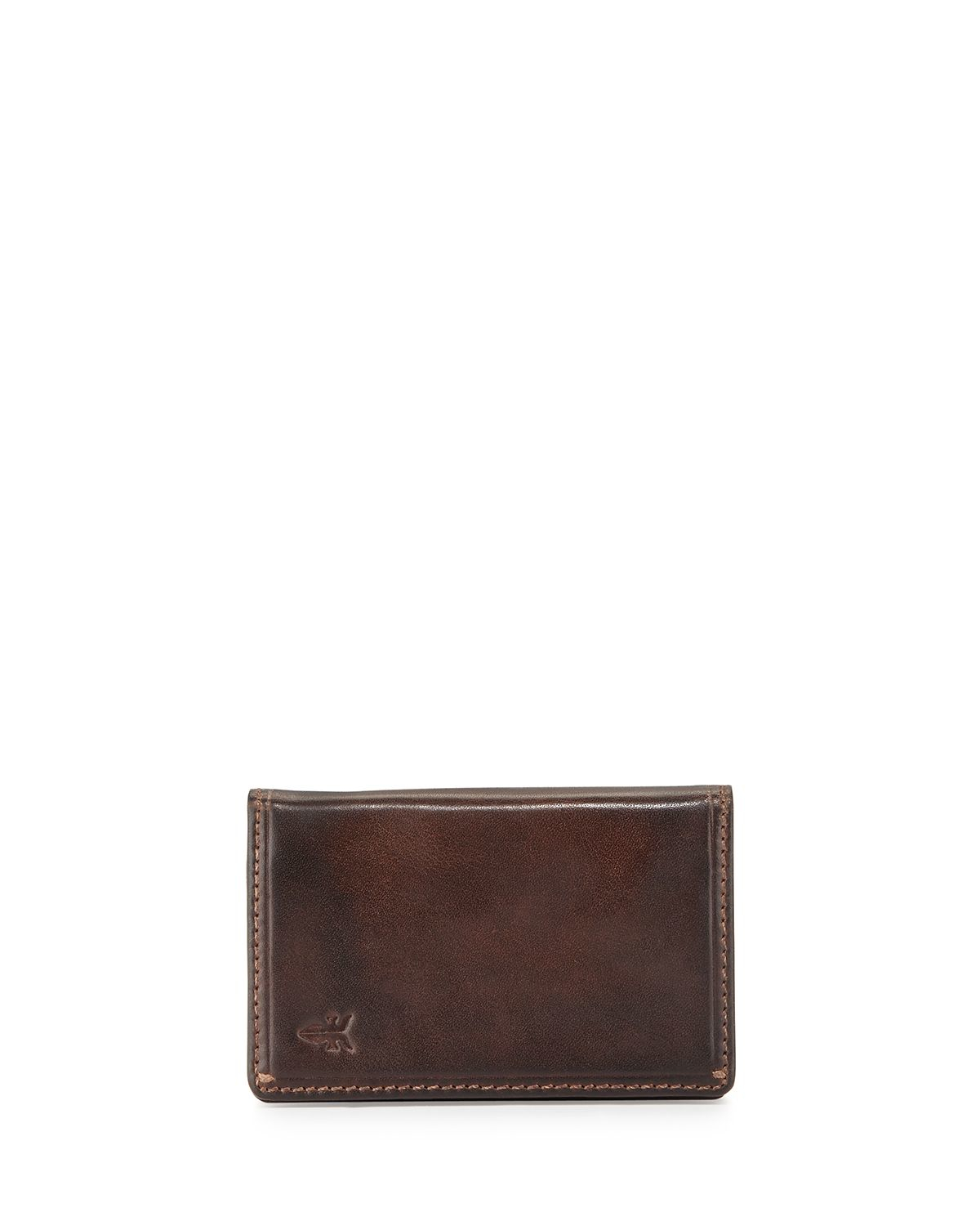 Frye Logan Small Leather Bi-fold Wallet in Brown for Men (DARK BROWN) | Lyst