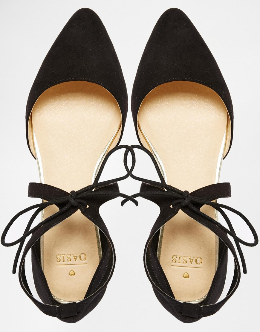 Cut out pointed flats best sale