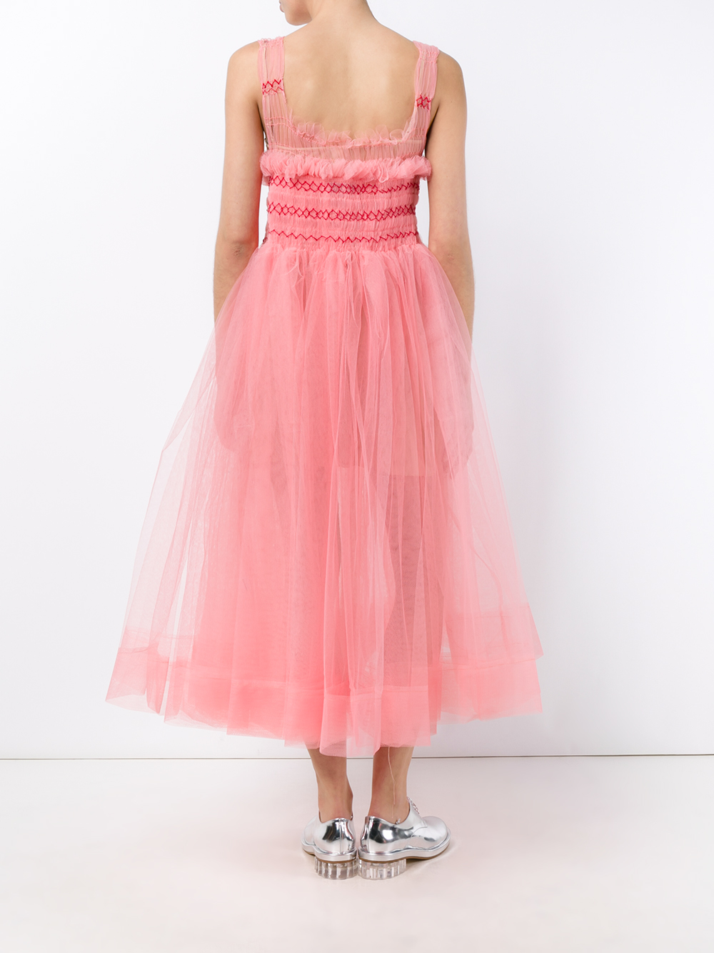 pink molly goddard dress