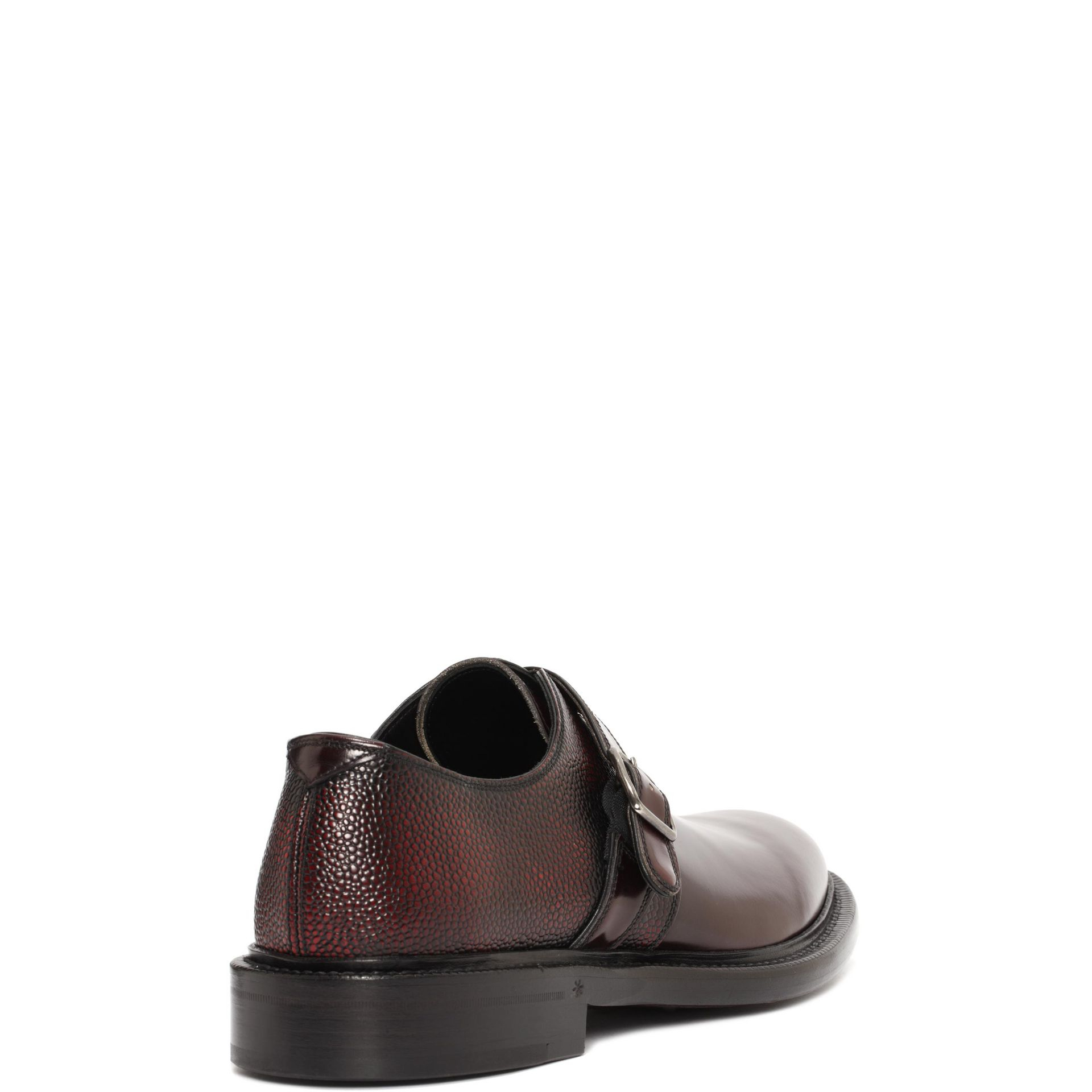mens single monk strap shoes