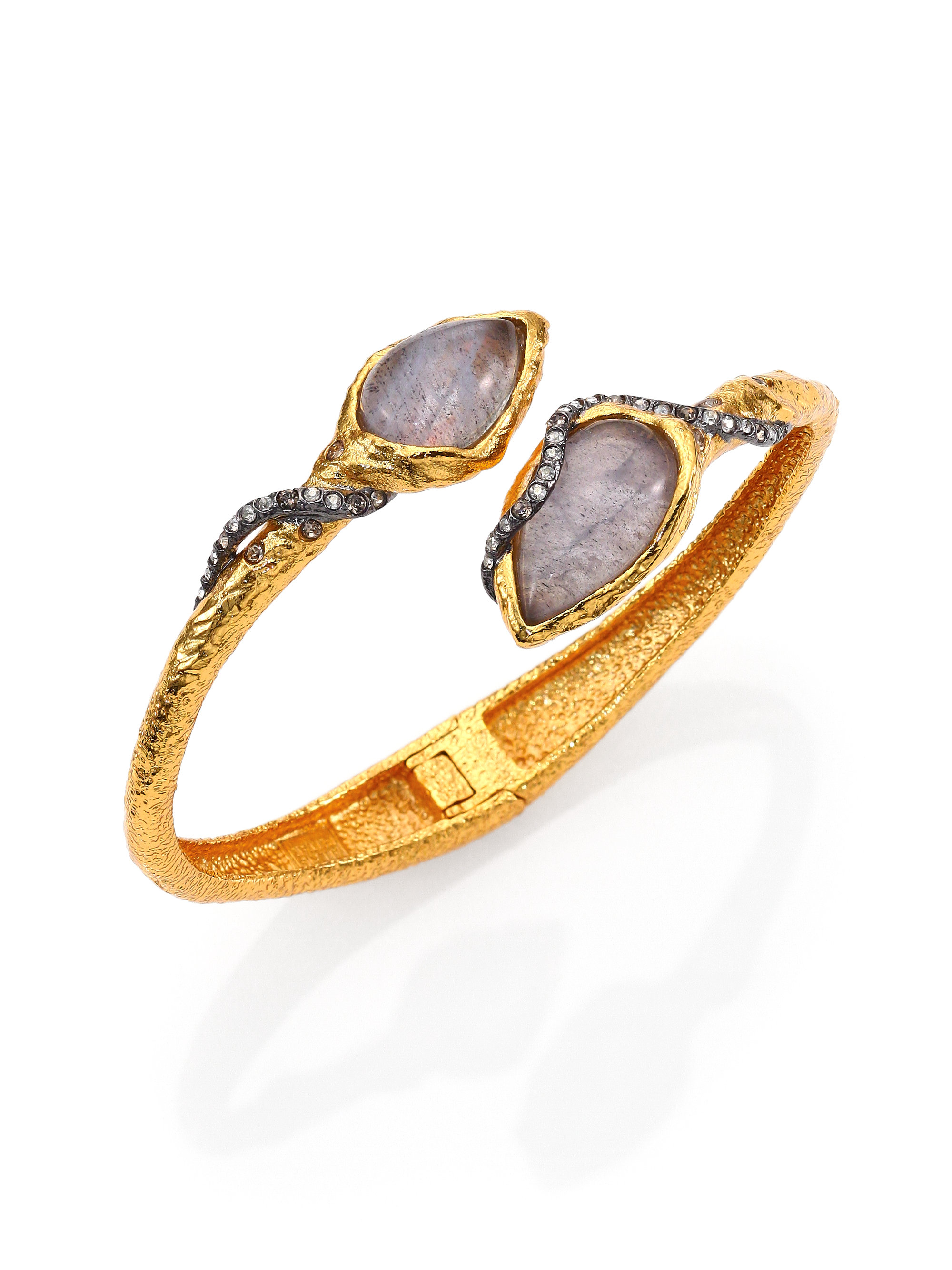 Lyst Alexis Bittar Elements Phoenix Labradorite Rocky Byp Cuff Gallery