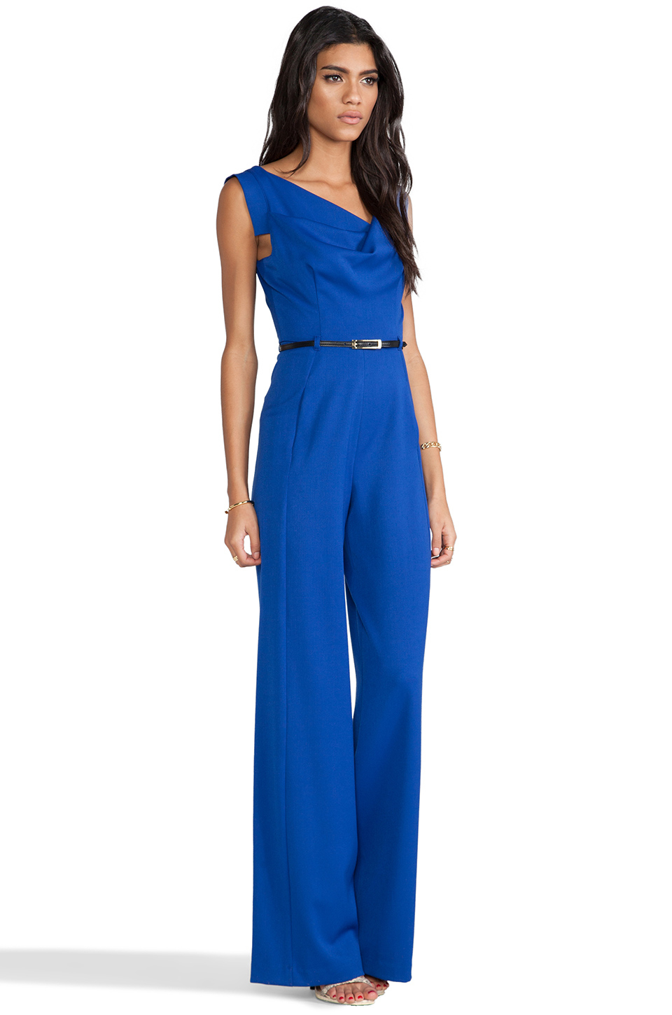 black halo jackie jumpsuit