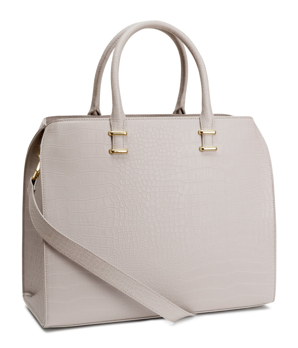 H&M Handbag in Gray | Lyst