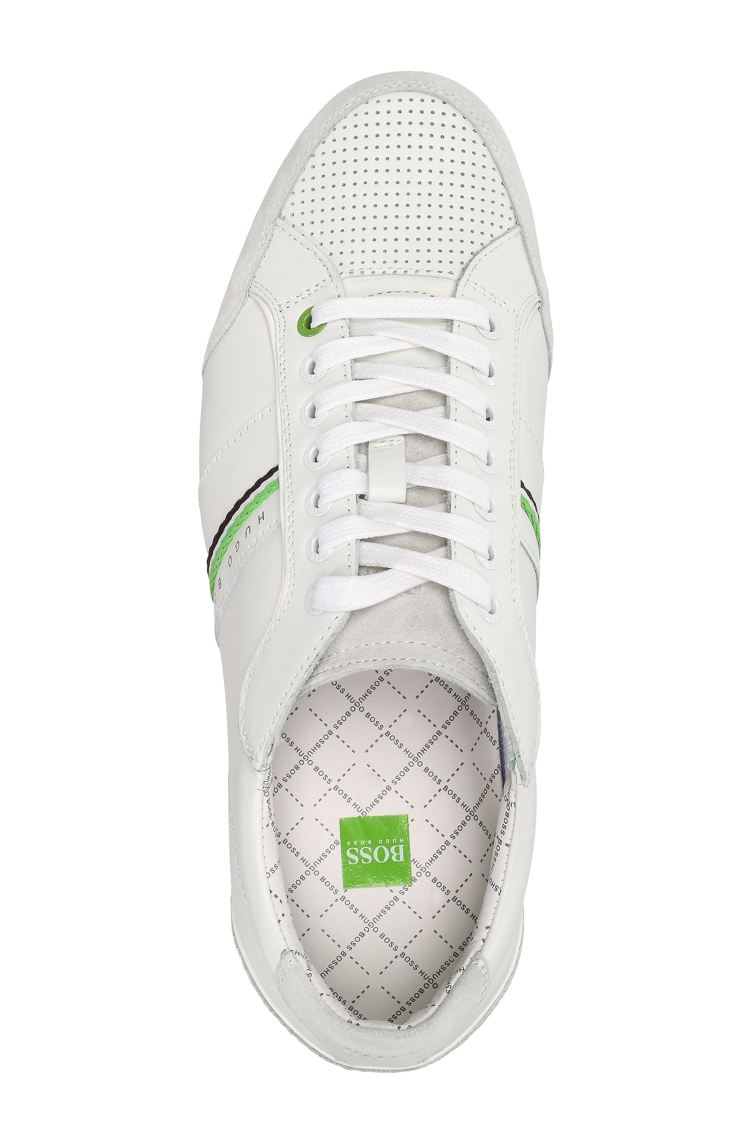 BOSS Green Casual Shoe Victoire La in Natural (White) for Men - Lyst