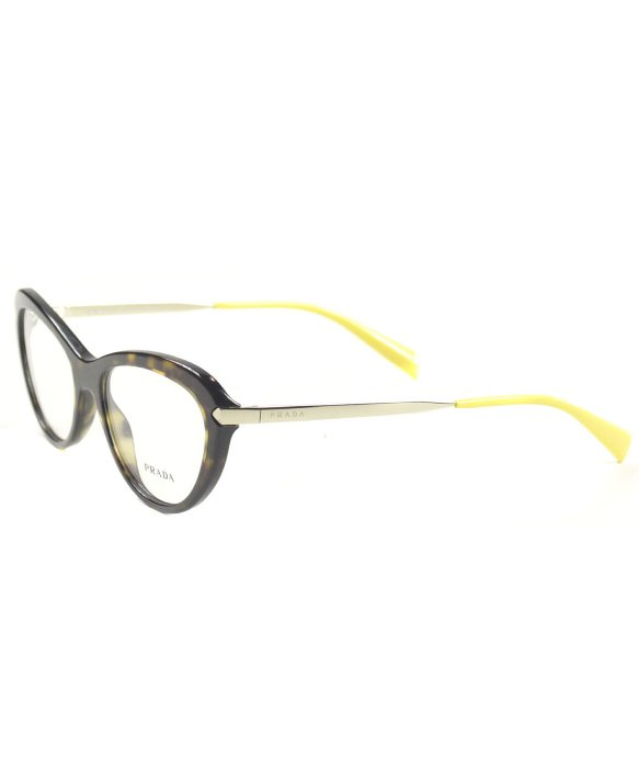 Prada Pr 08rv 2au1o1 Havana And Gold Cat-eye Plastic Eyeglasses ...  