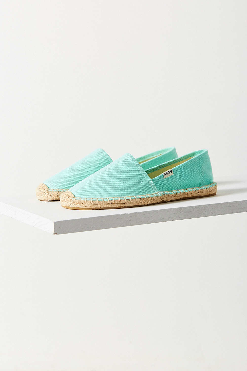 mint green espadrilles