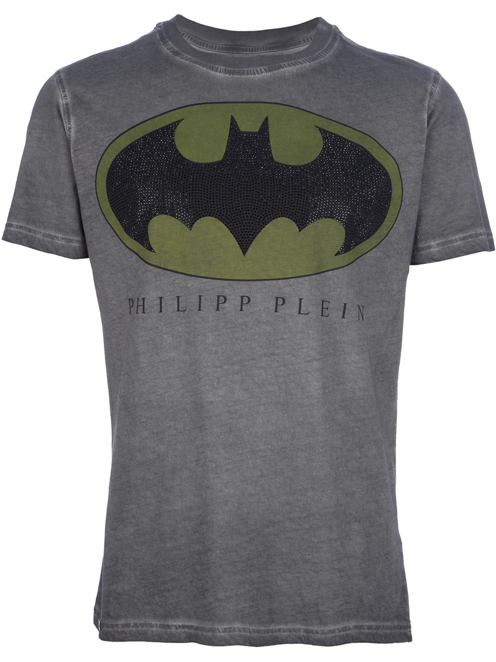 Lyst - Philipp Plein Distressed Batman Tshirt in Gray for Men