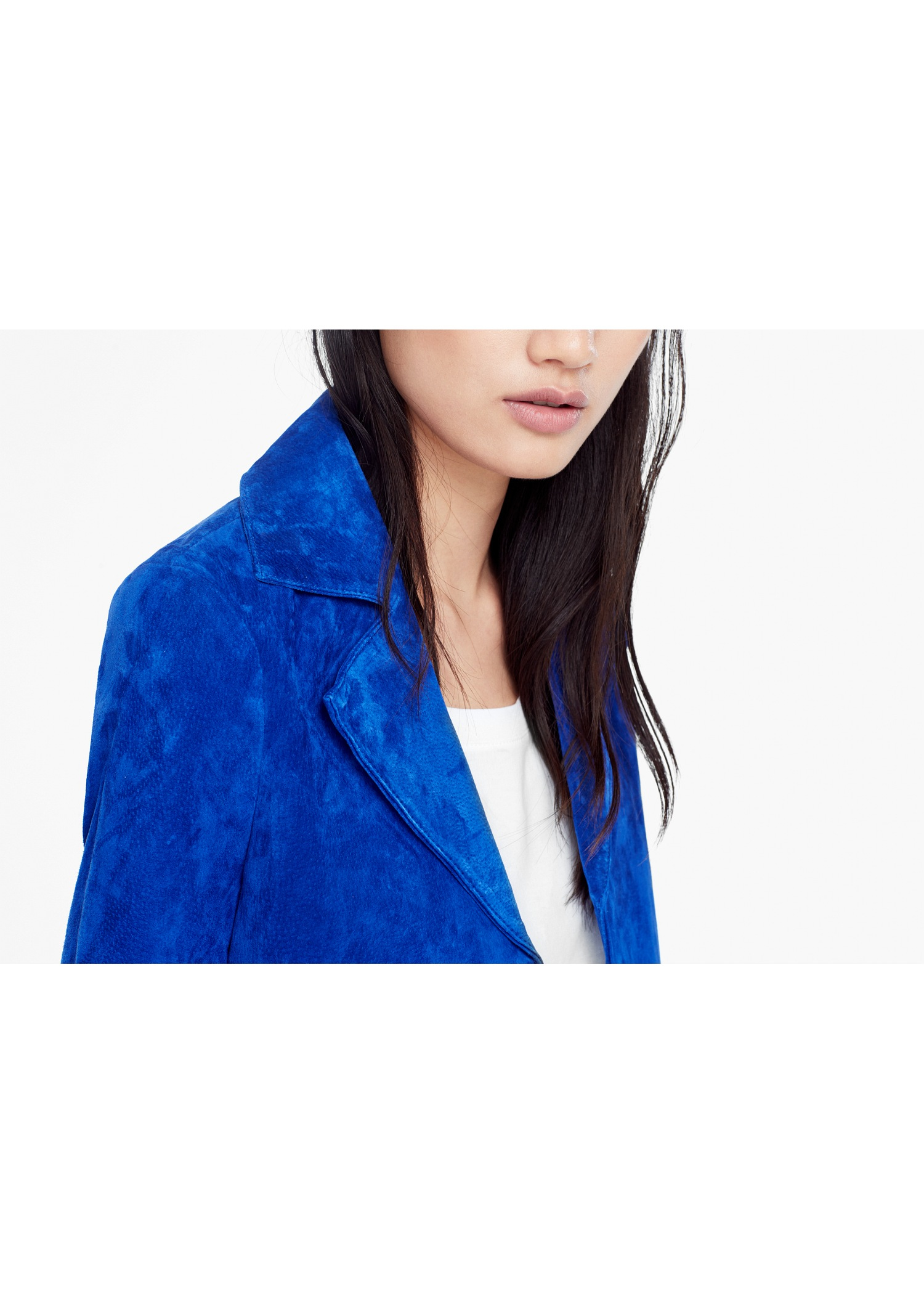 mango blue jacket