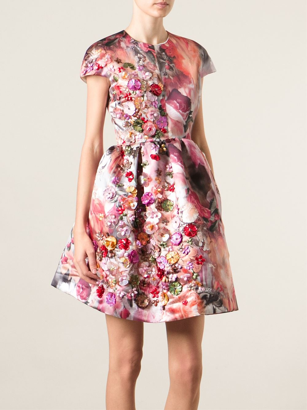 msgm floral dress