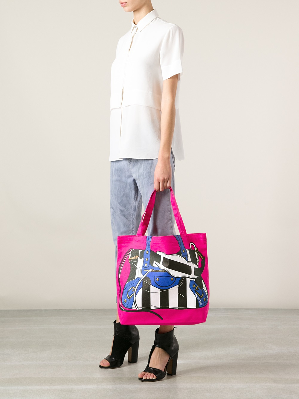 My Other Bag Carrie Tote Bag In Pink Purple Blue Lyst My Other Bag Carrie Tote Bag In Pink Purple Blue Lyst