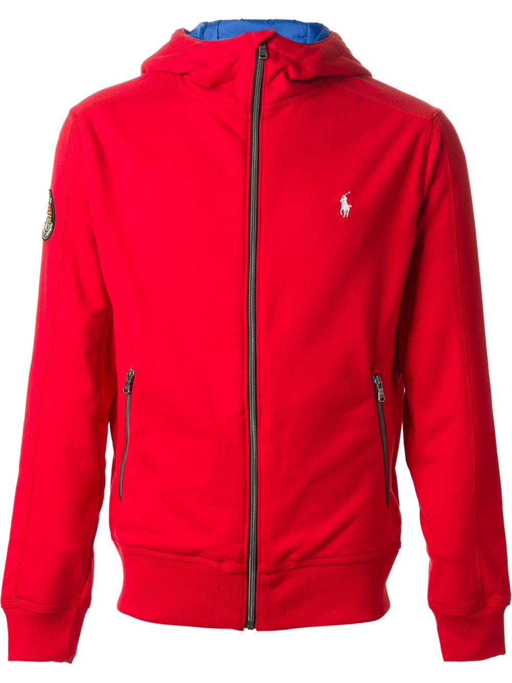 Polo ralph lauren Logo Hoodie in Red for Men | Lyst