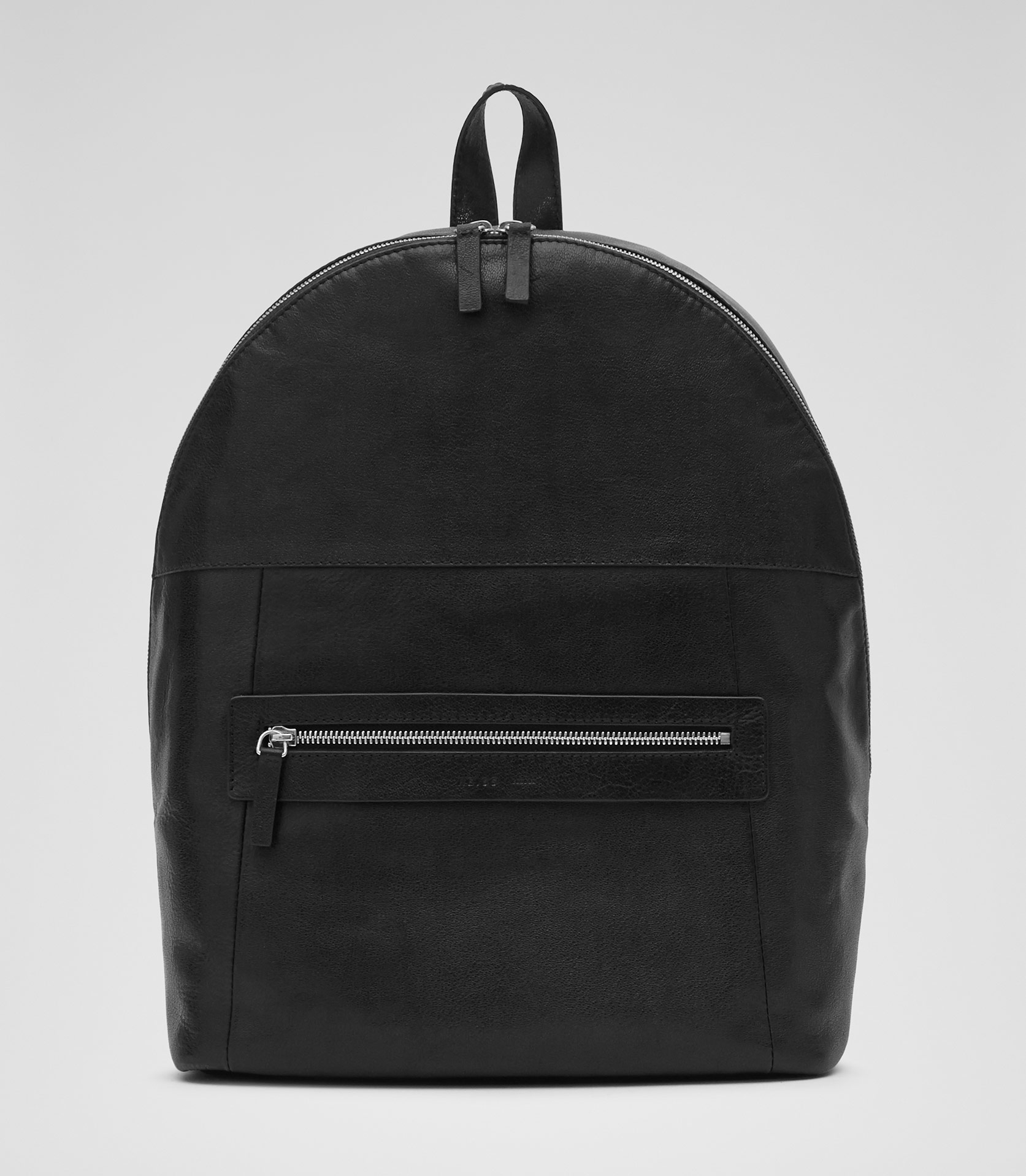 reiss leather backpack