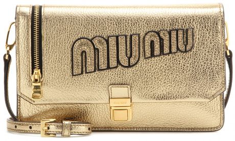 miu miu gold bag
