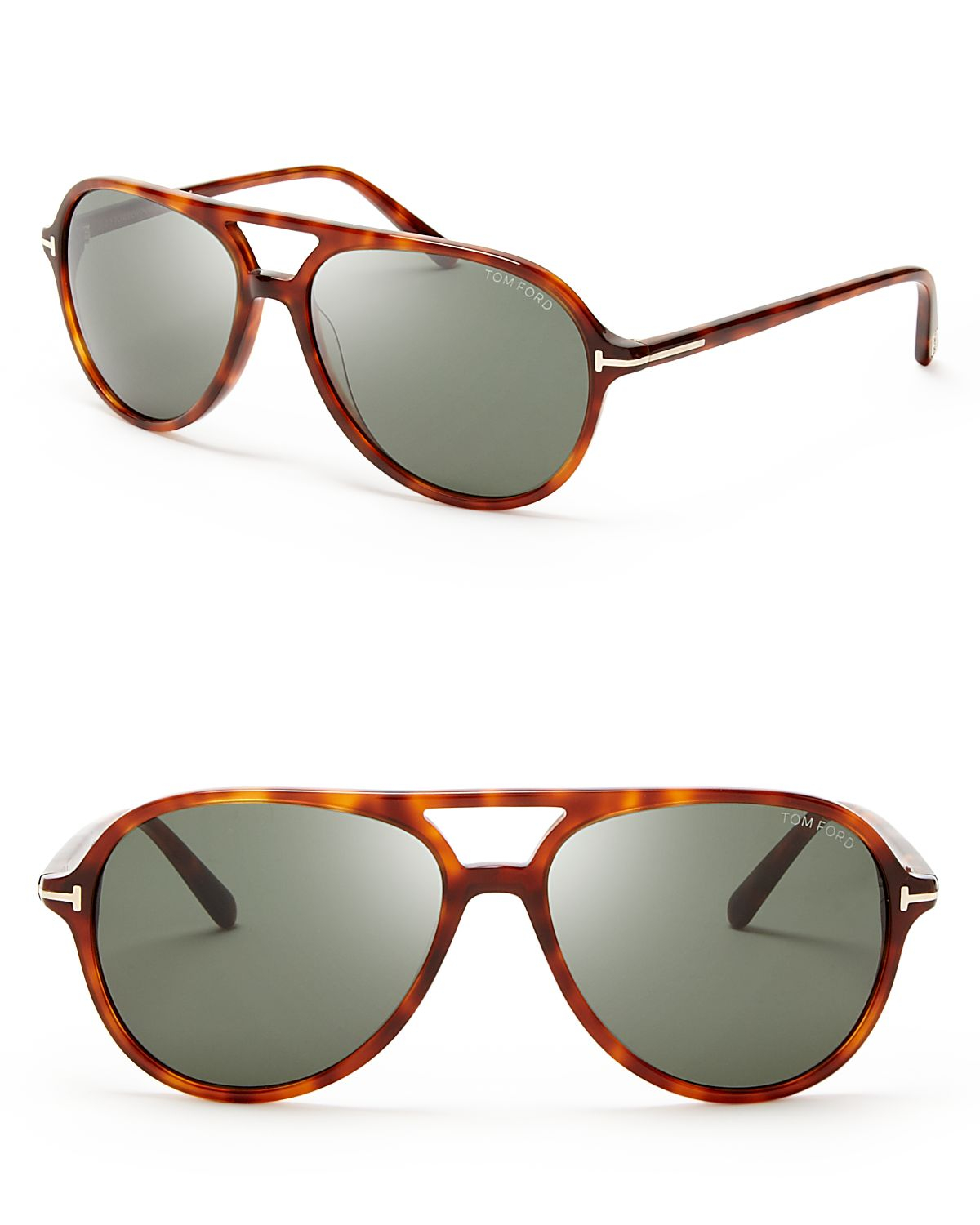 Tom Ford Jared Aviator Sunglasses in Brown for Men Lyst