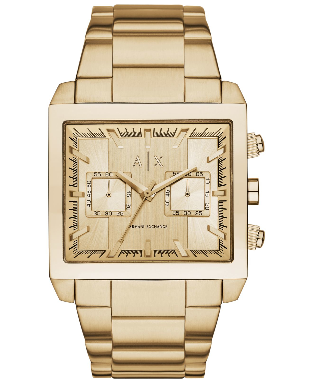 ax gold watch mens