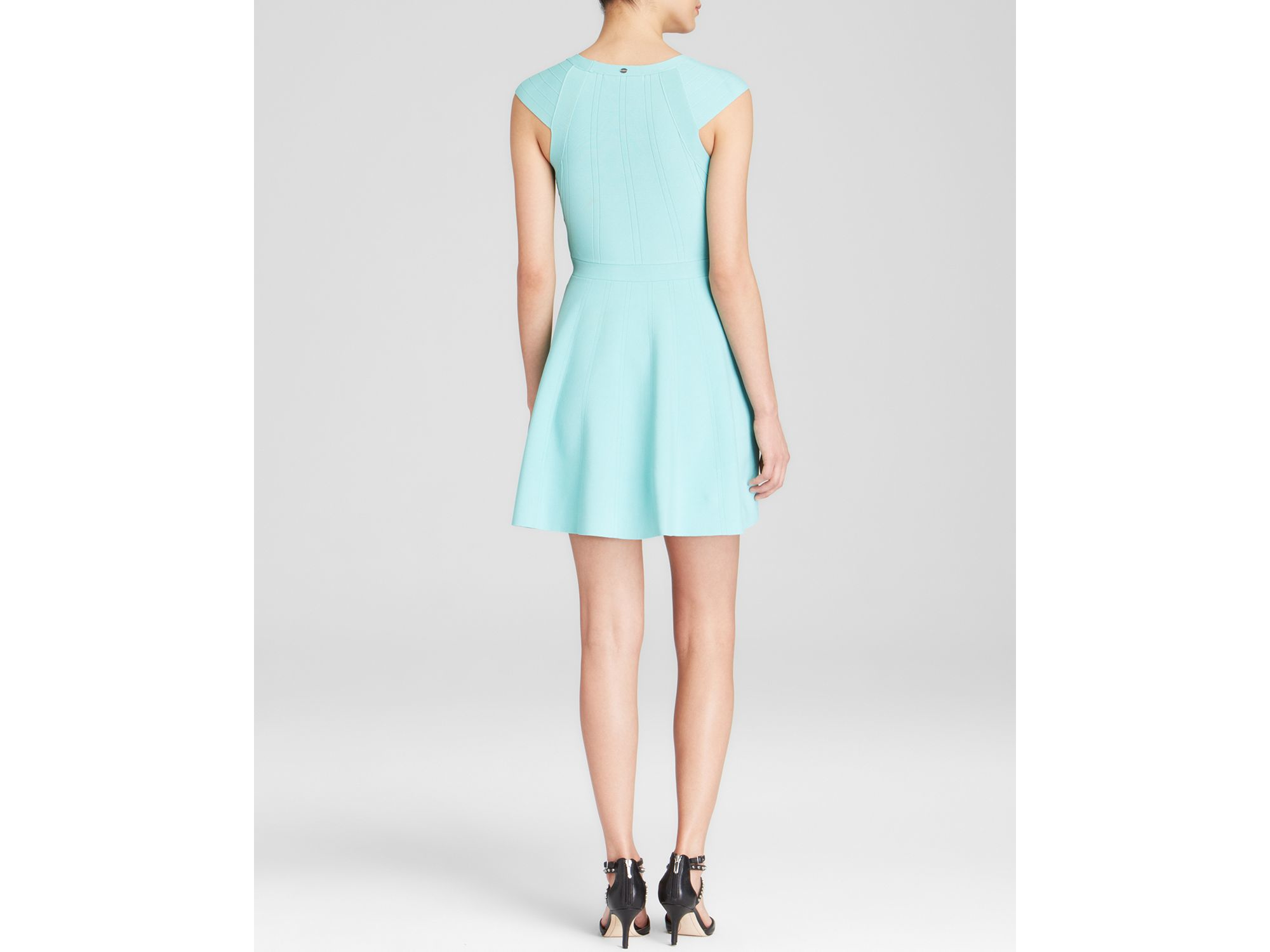 guess fit and flare dress
