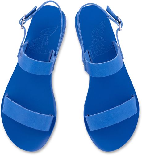 Ancient Greek Sandals Clio Sandal in All Blue in Blue (Black) | Lyst