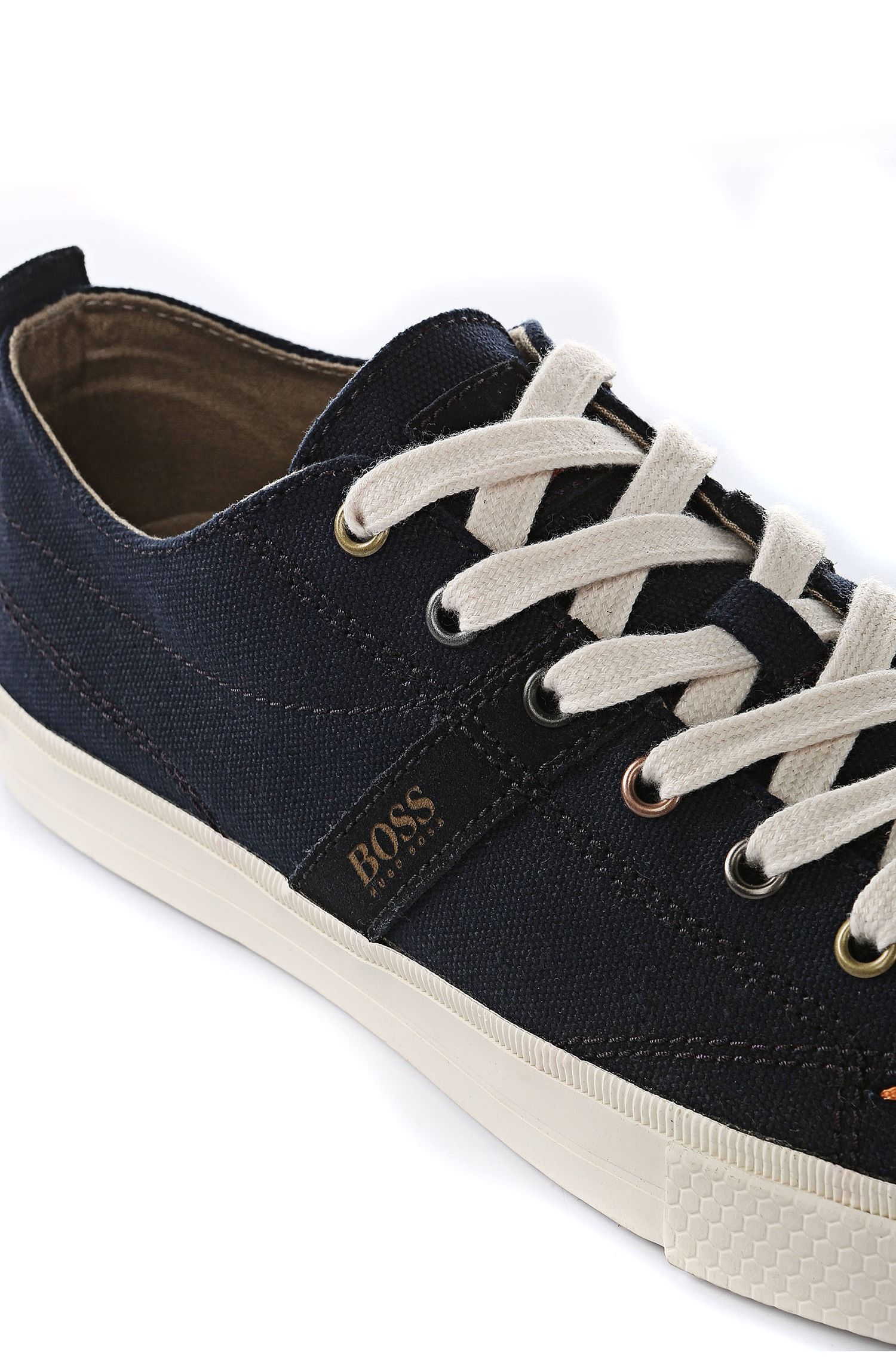 canvas mens hugo boss trainers