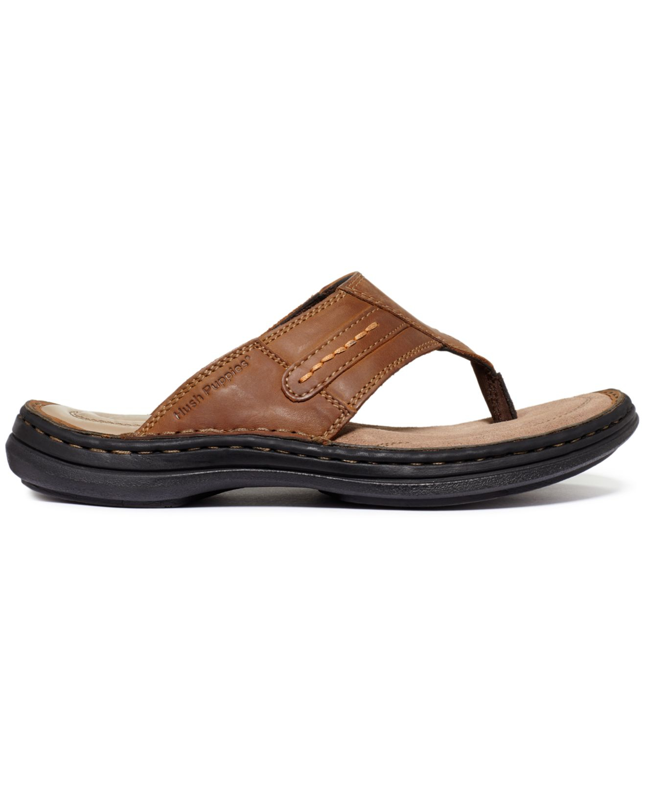 Lyst - Hush Puppies Relief Toe Post Sandals in Brown for Men