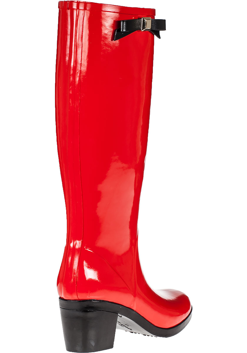 kate spade red rain boots