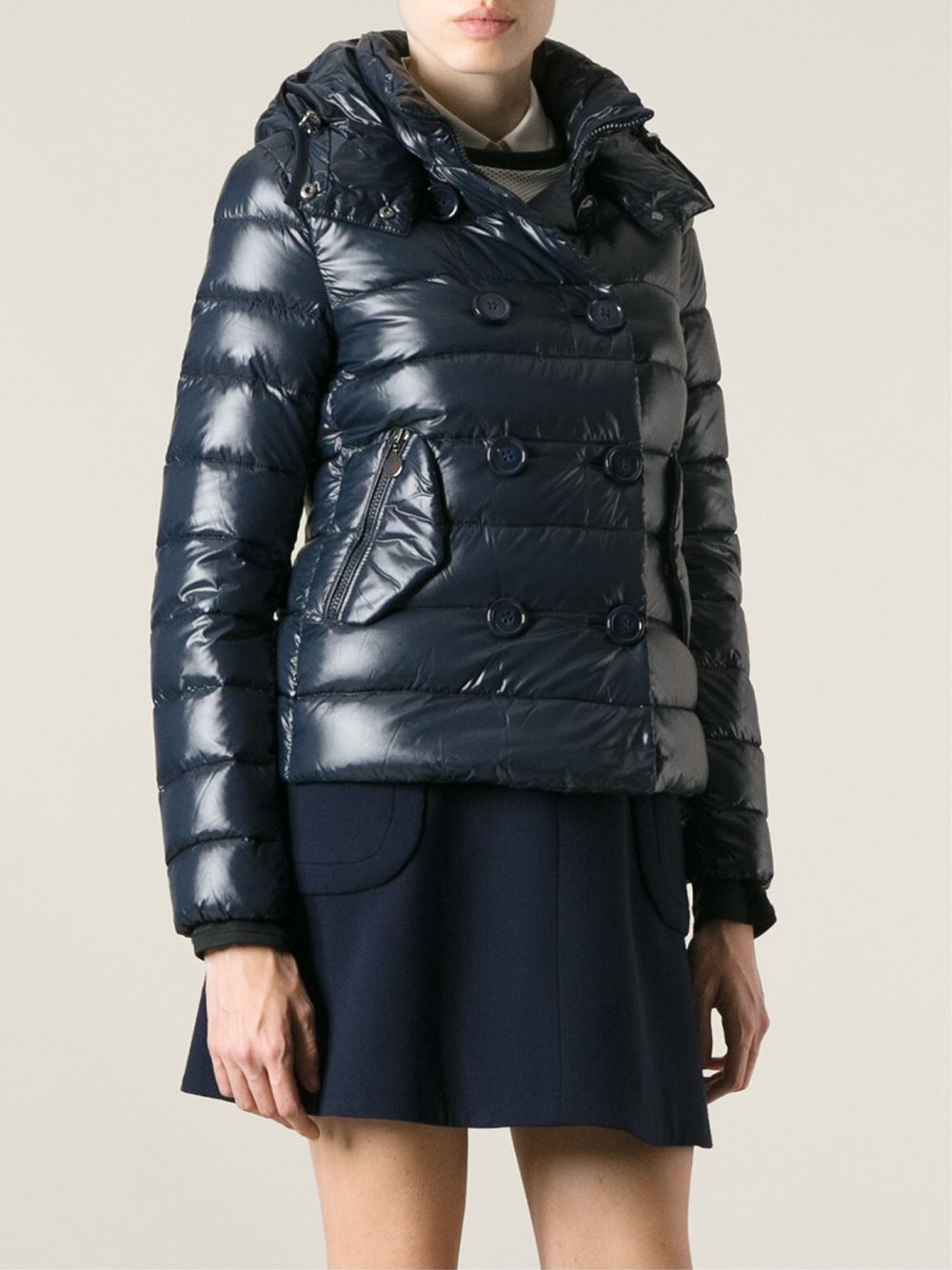 Moncler Plane Padded Jacket in Blue - Lyst