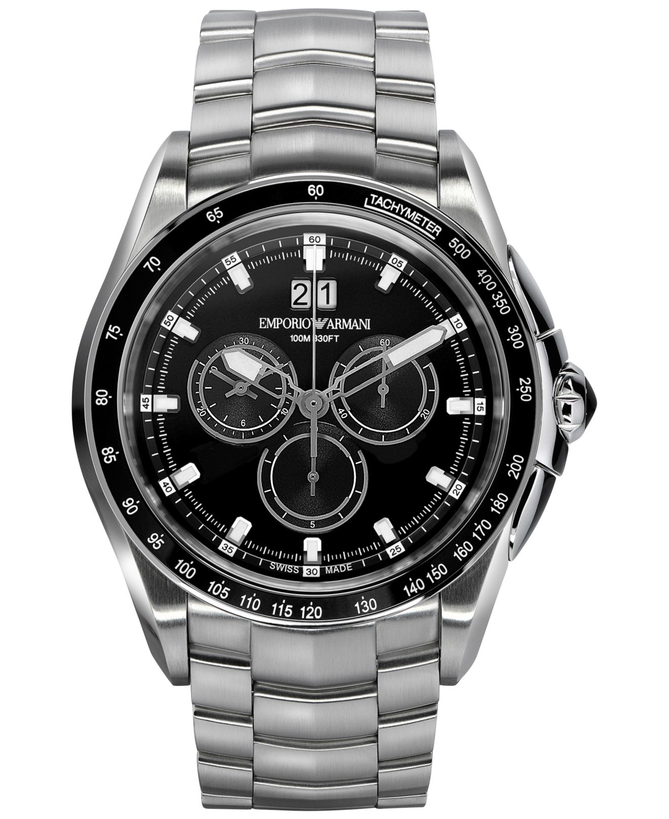 Lyst - Emporio Armani Emporio Armani Men's Swiss Chronograph Sport