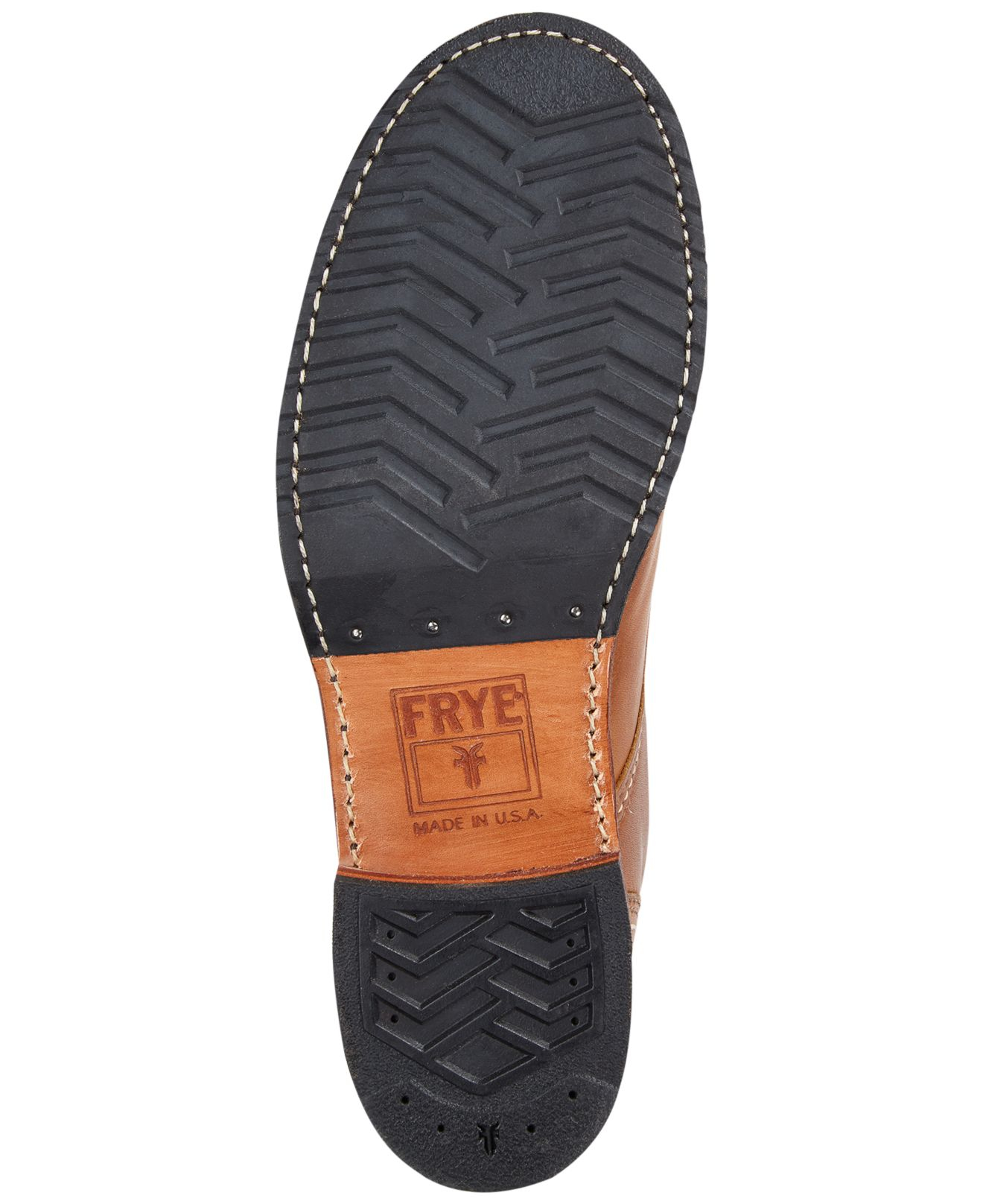 Frye Logan Cap Toe Boots in Brown for Men Lyst