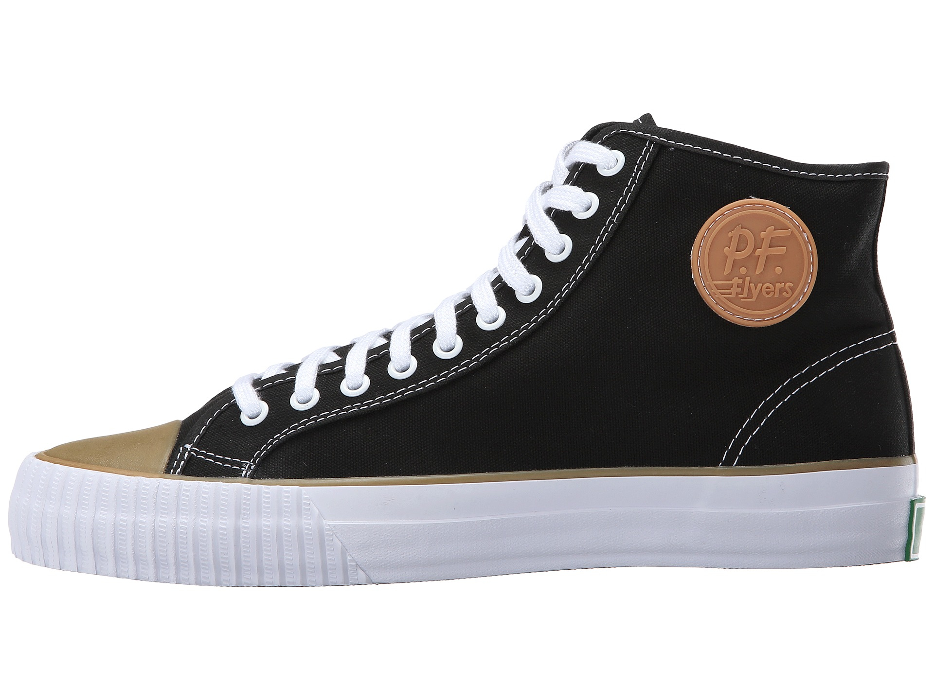 pf flyers black and white