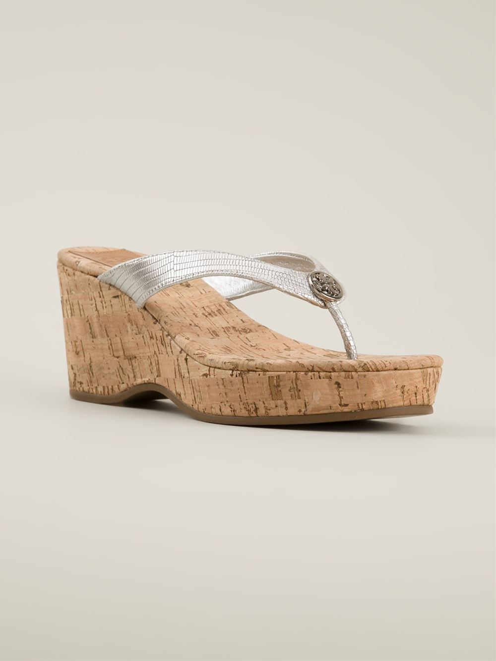 silver cork wedges