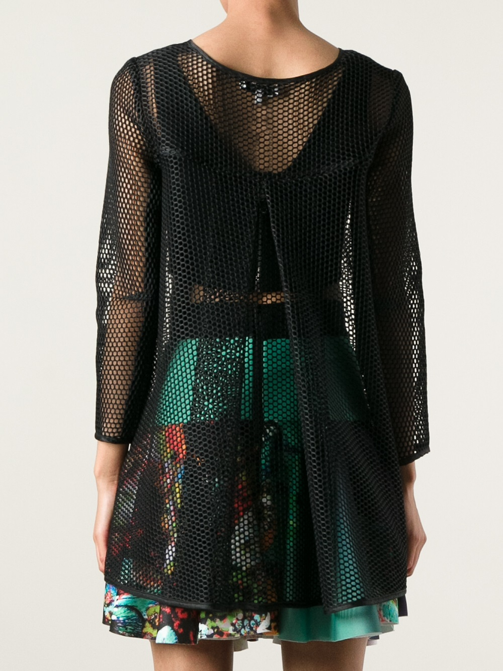 transparent cardigan