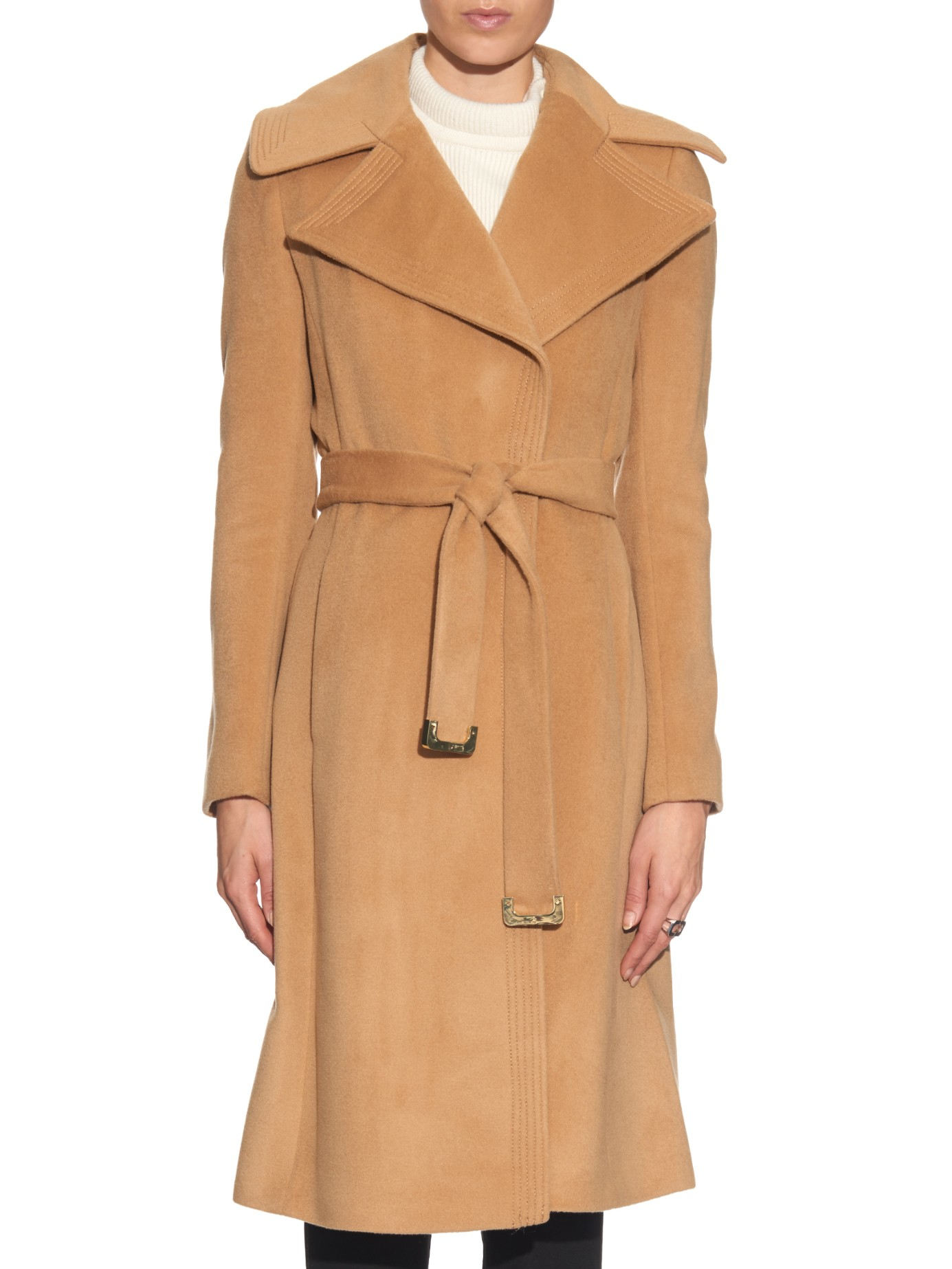 Diane von Furstenberg Wool Garbo Coat ...
