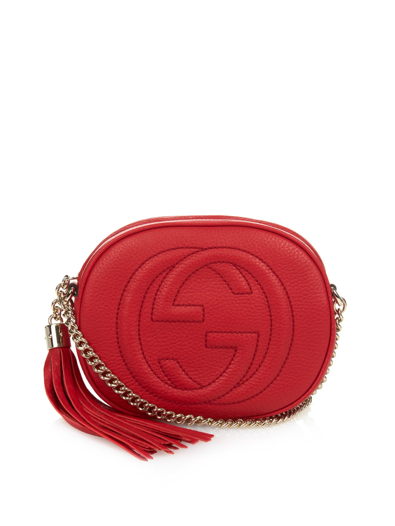 سترة قس مزرعة دافئ مزعج حافلة lyst gucci mini soho chain strap cross body  bag in red - fuhaosidney.com