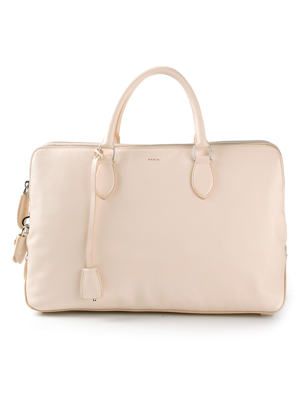 Rochas Double Compartment Tote In Natural Lyst Gallery