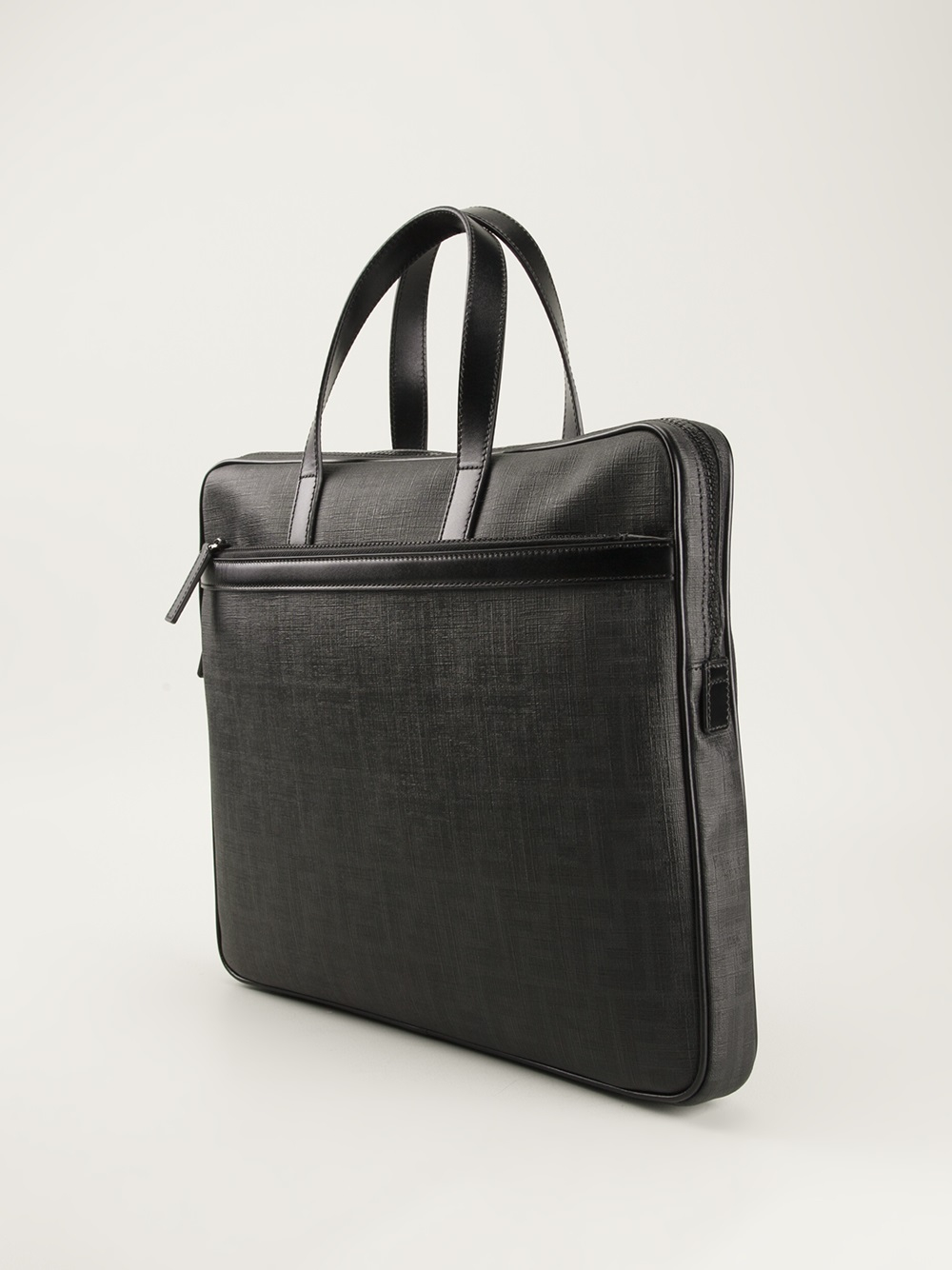 Fendi Slim Briefcase in Black for Men | Lyst