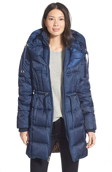 betsey johnson long puffer coat