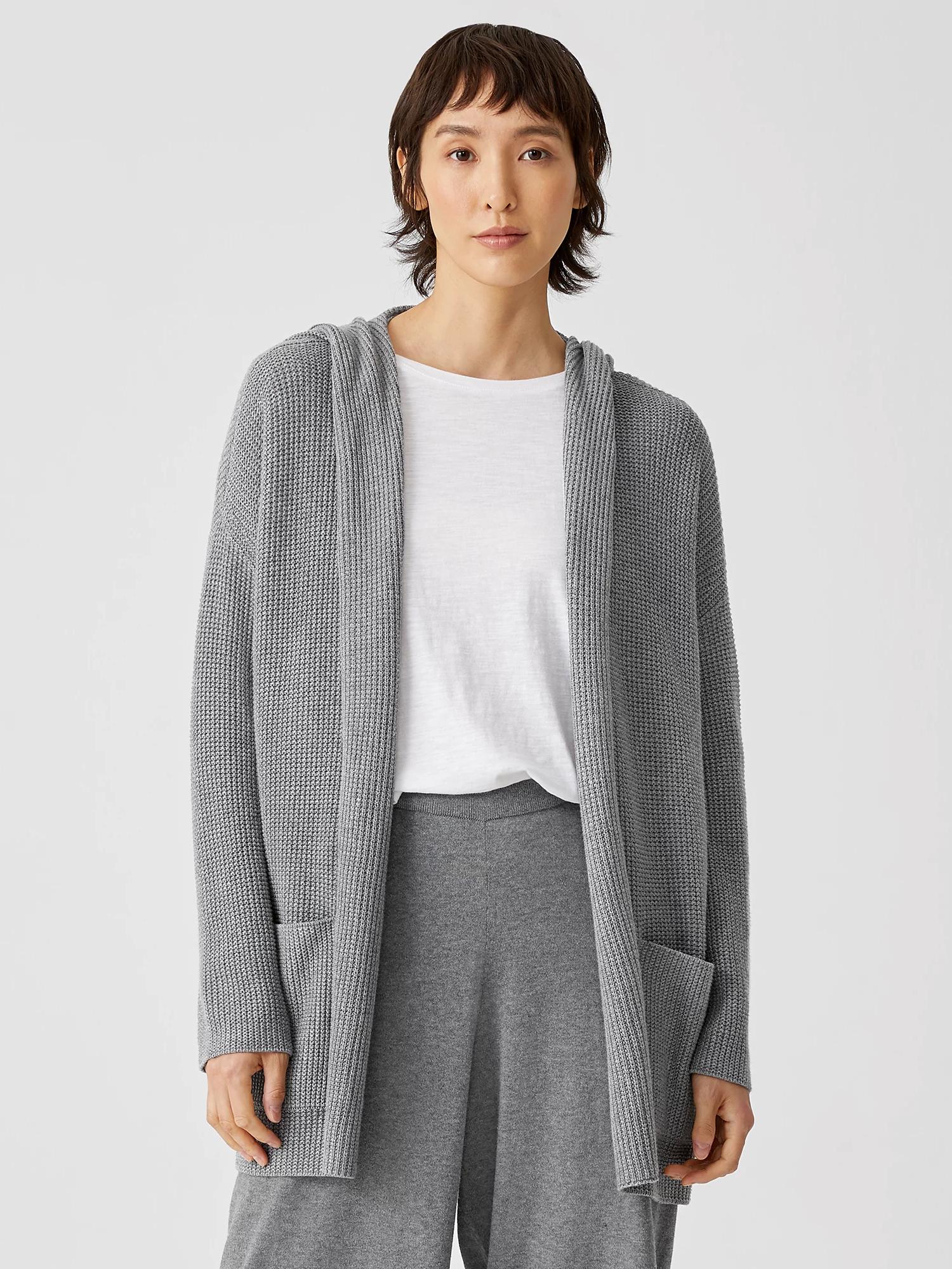 Eileen fisher organic cotton cardigan clearance