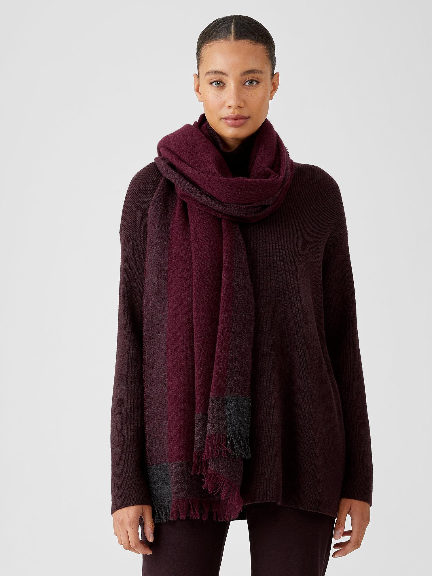 eileen fisher cashmere scarf