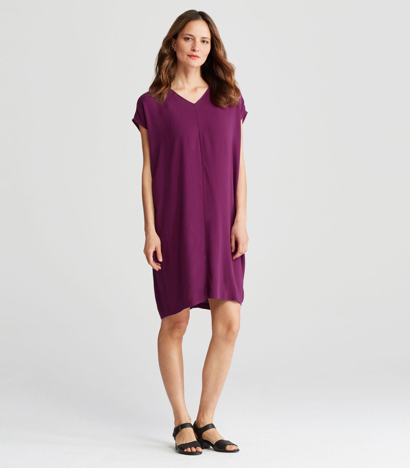 silk crepe gown