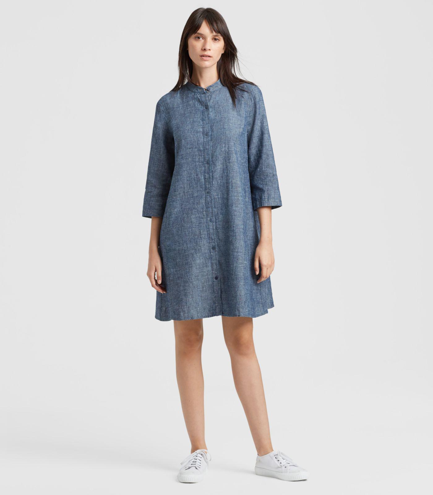 eileen fisher shirt dress