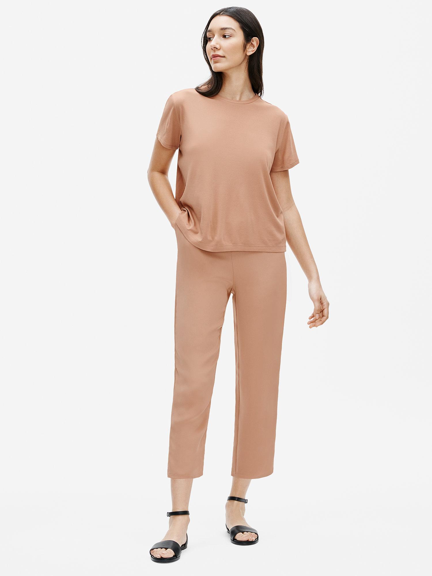 eileen fisher silk tee