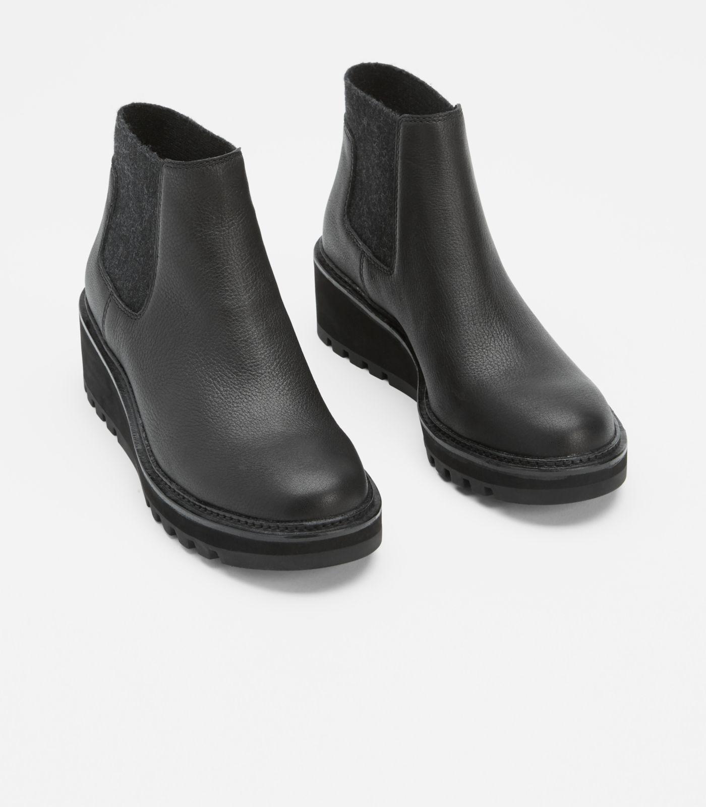 chelsea wedge bootie
