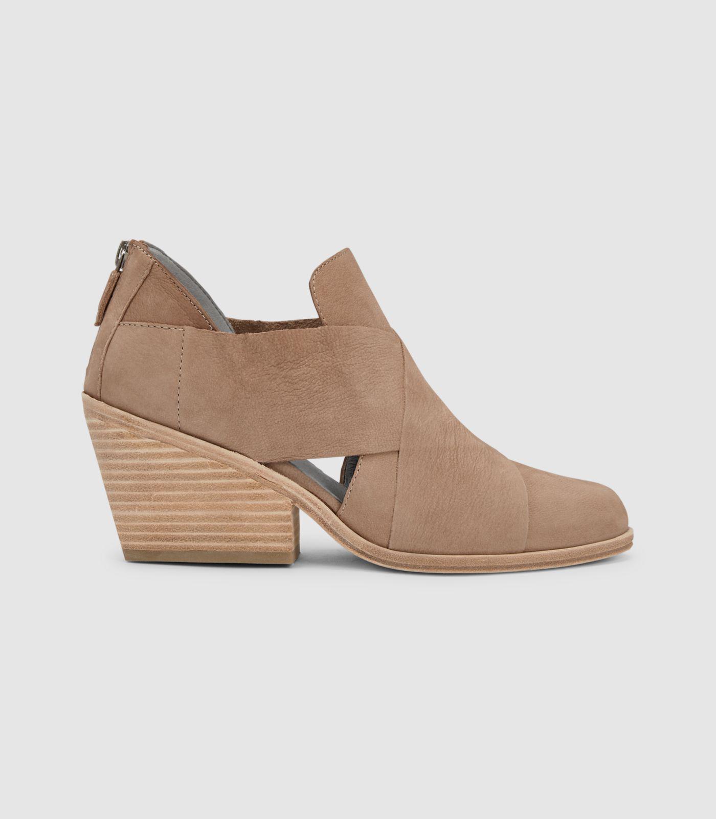 eileen fisher nubuck booties