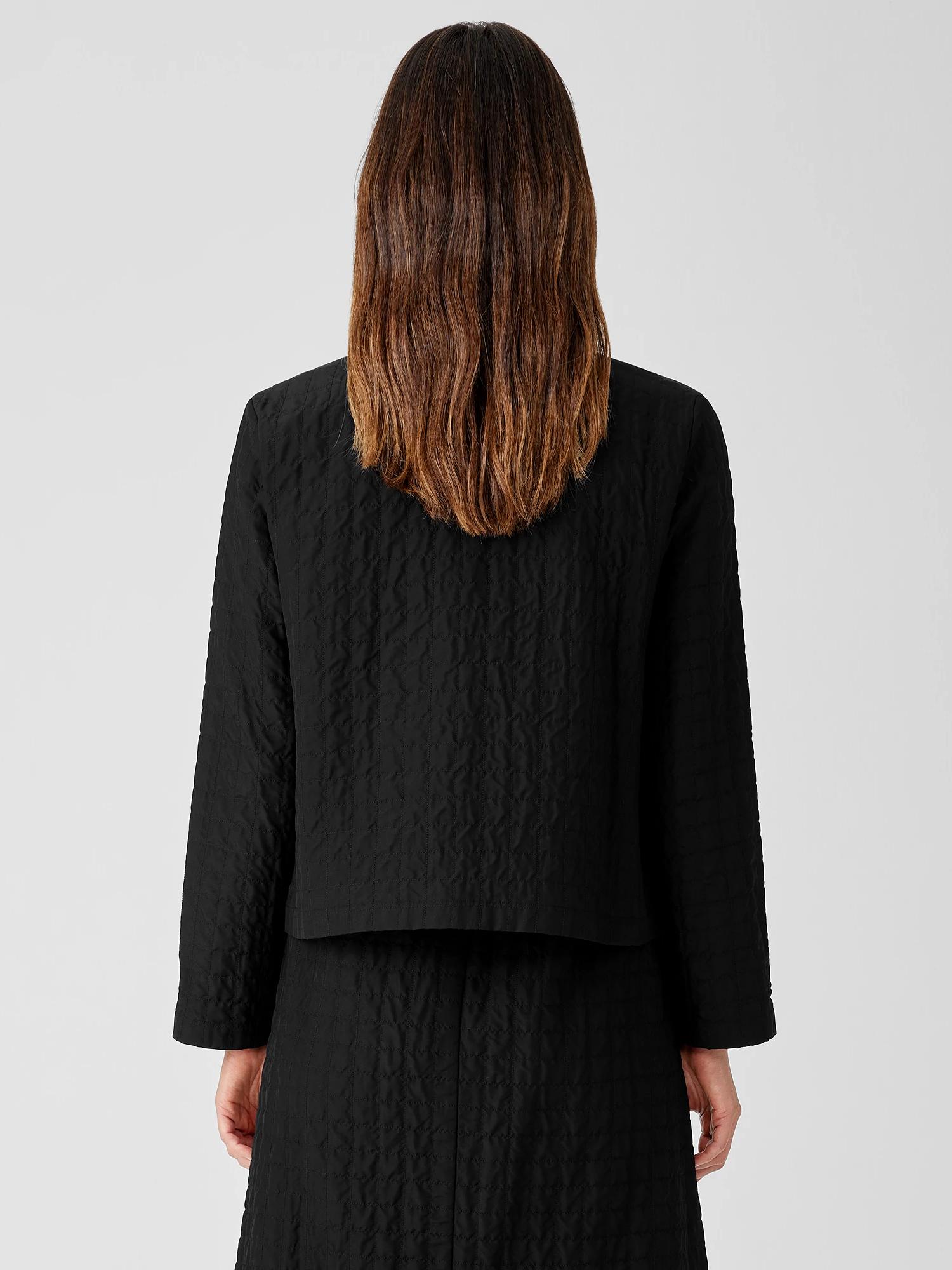 Eileen fisher top black jacket
